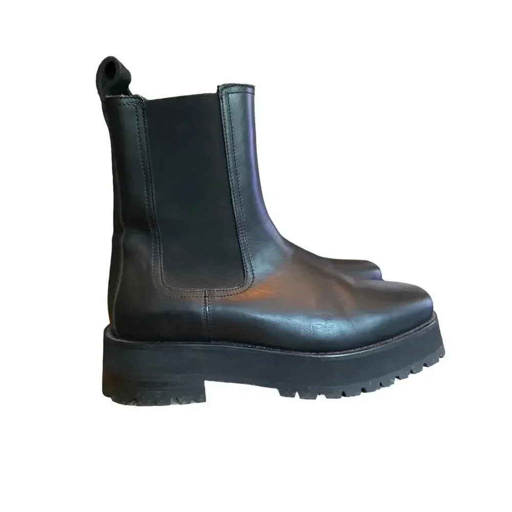 & Other Stories Black Ankle Boots